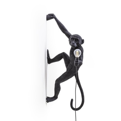 Monkey Lamp Black Edition Pared - Seletti Monkey Lamp Black Edition Pared - Seletti