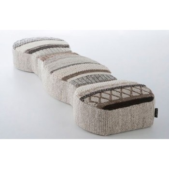 Pouf Mangas Globo MP2N Naturales - Gan Rugs Pouf Mangas Globo MP2N Naturales - Gan Rugs
