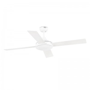 ventilador Mallorca Faro Barcelona blanco palas reversibles blancas