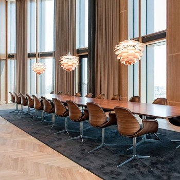 Lámpara PH Artichoke Louis Poulsen cobre ambiente