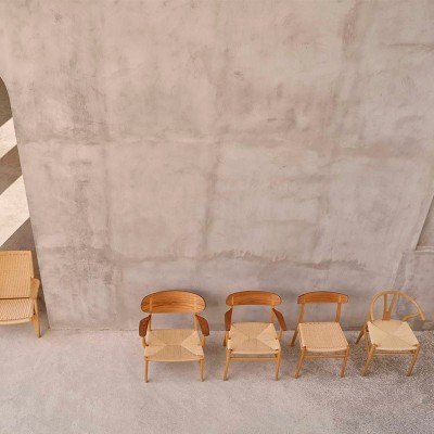 ambiente Carl Hansen ch22 lounge chair roble ambiente Carl Hansen ch22 lounge chair roble