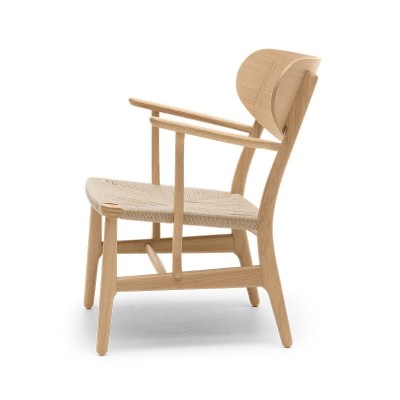 perfil Carl Hansen ch22 lounge chair roble aceite perfil Carl Hansen ch22 lounge chair roble aceite