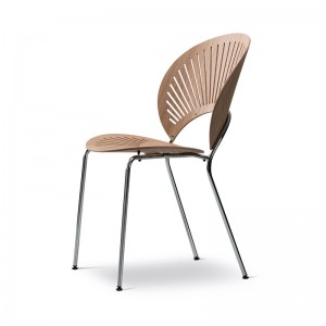 Fredericia Trinidad chair roble lacado perfil