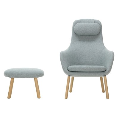 Vitra sillón Hal lounge chair & Ottoman roble natural Vitra sillón Hal lounge chair & Ottoman roble natural