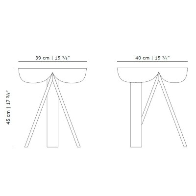 Side Table No.2 de Karakter Copenhagen en Moises Showroom Side Table No.2 de Karakter Copenhagen en Moises Showroom