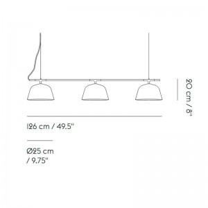 Medida Ambit Rail Lamp de Muuto en Moises Showroom