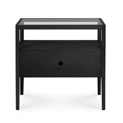 Ethnicraft Mesita Spindle roble negro Ethnicraft Mesita Spindle roble negro