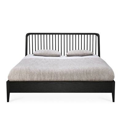Cama Spindle Roble negro de Ethnicraft Cama Spindle Roble negro de Ethnicraft
