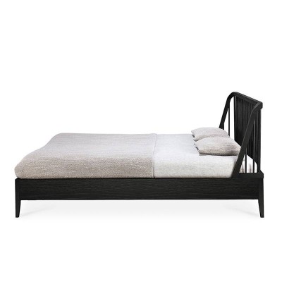 Cama Spindle Roble negro de Ethnicraft Cama Spindle Roble negro de Ethnicraft