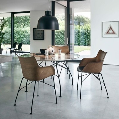 Chaise Q/Wood conçue par Philippe Starck pour Kartell