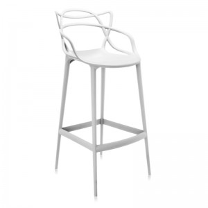 Taburete Masters de Kartell blanco h75