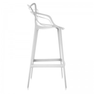 Perfil Taburete Masters de Kartell blanco h75