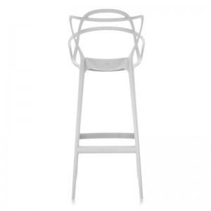 Respaldo Taburete Masters de Kartell blanco h75