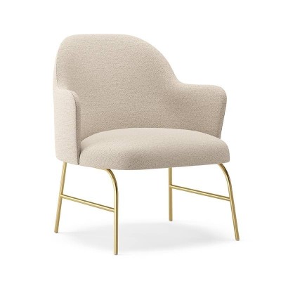 Poltrona Flap con base in metallo di Viccarbe Poltrona Flap con base in metallo di Viccarbe
