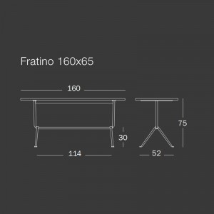 Medidas Fratino 160cm Officina de MAGIS