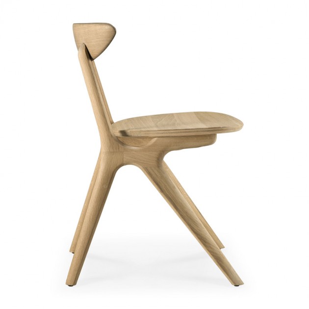 Silla Eye de roble diseñada por Alain Van Havre para Ethnicraft