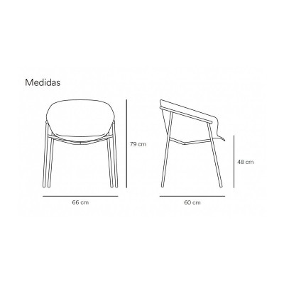 Teulat HUG Chair with Arms Teulat HUG Chair with Arms
