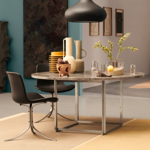 Silla PK 9™ de  Poul Kjærholm para Fritz Hansen. Imagen ambientada 3.