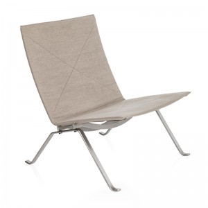 Butaca PK22™ tapizado Canvas natural de Fritz Hansen