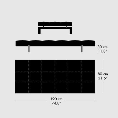 Medidas PK80™ de Fritz Hansen Medidas PK80™ de Fritz Hansen
