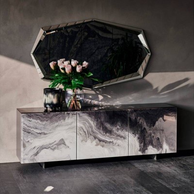 Aparador Focus Crystalart de Cattelan Italia en Moises Showroom Aparador Focus Crystalart de Cattelan Italia en Moises Showroom