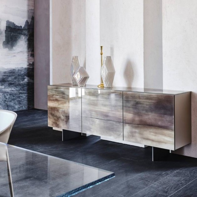 Aparador Focus Crystalart de Cattelan Italia en Moises Showroom