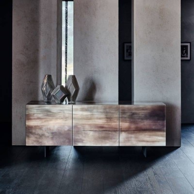 Aparador Focus Crystalart de Cattelan Italia en Moises Showroom Aparador Focus Crystalart de Cattelan Italia en Moises Showroom