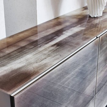 Aparador Focus Crystalart de Cattelan Italia en Moises Showroom Aparador Focus Crystalart de Cattelan Italia en Moises Showroom