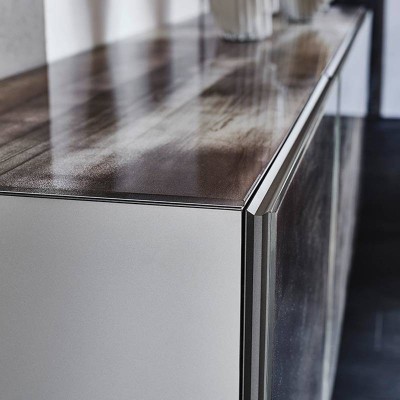 Aparador Focus Crystalart de Cattelan Italia en Moises Showroom Aparador Focus Crystalart de Cattelan Italia en Moises Showroom