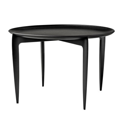 Large Black Foldable Tray Table de Fritz Hansen Large Black Foldable Tray Table de Fritz Hansen