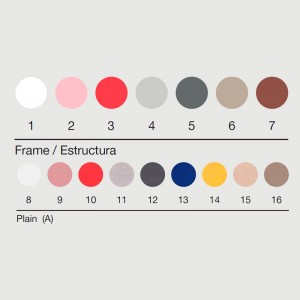 Tapicería Plain y colores estructura de Diabla