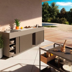 Cocina de exterior Kitchen de Kettal en Moises Showroom