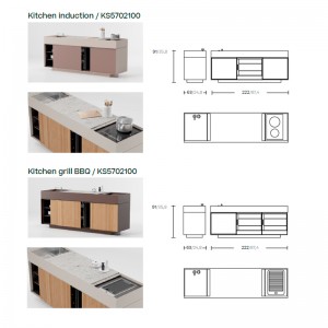 Cocina de exterior Kitchen de Kettal en Moises Showroom