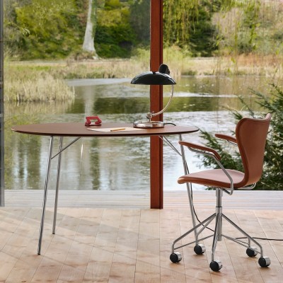 Mesa de comedor Egg de Fritz Hansen Mesa de comedor Egg de Fritz Hansen
