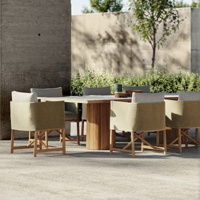 Mesa de comedor Giro de Kettal 220x108 en Moises Showroom Mesa de comedor Giro de Kettal 220x108 en Moises Showroom