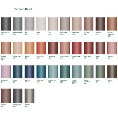 Pinturas aluminio Terrain Paints de Kettal Pinturas aluminio Terrain Paints de Kettal