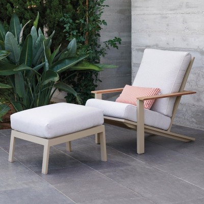Conjunto relax Timeless de Gandía Blasco, puf y butaca Conjunto relax Timeless de Gandía Blasco, puf y butaca