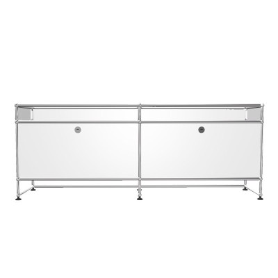 Aparador USM Haller, blanco, frente