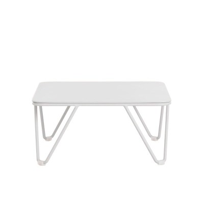Mesa pequeña gris claro de frente Valentina Up de Diabla Mesa pequeña gris claro de frente Valentina Up de Diabla