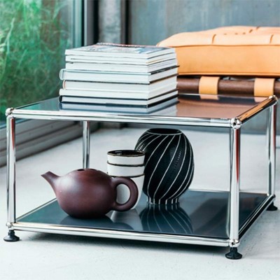 Mesa de centro USM Haller cuadrada, ambiente hogar Mesa de centro USM Haller cuadrada, ambiente hogar