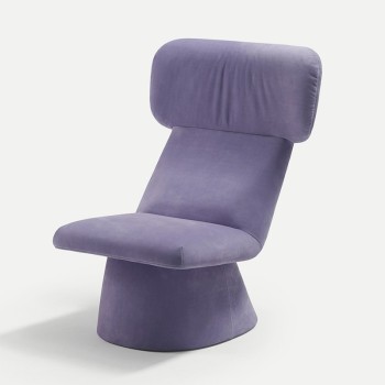 Sancal, sillón Elle con base tapizada Sancal, sillón Elle con base tapizada