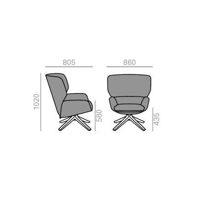 Nuez Lounge Bio de Andreu World Nuez Lounge Bio de Andreu World