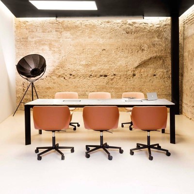 Nuez poltrona con ruote SO2773 - Andreu World Nuez poltrona con ruote SO2773 - Andreu World