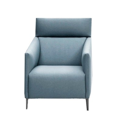 Grey armchair Joquer standard base Grey armchair Joquer standard base