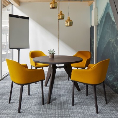 Imagen ambientada softshell armchair amarillo Imagen ambientada softshell armchair amarillo