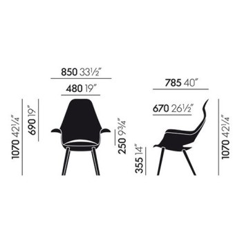 Silla Organic Highback - Vitra Silla Organic Highback - Vitra