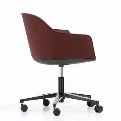 Silla Softshell con ruedas de Vitra Silla Softshell con ruedas de Vitra