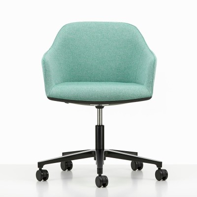 Silla Softshell con ruedas de Vitra Silla Softshell con ruedas de Vitra