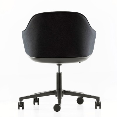Silla Softshell con ruedas de Vitra Silla Softshell con ruedas de Vitra
