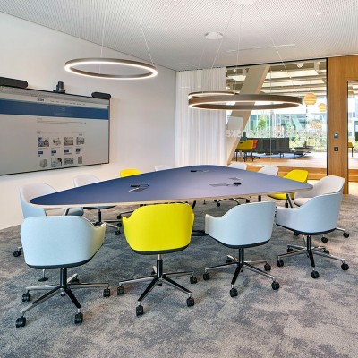 Silla Softshell con ruedas de Vitra Silla Softshell con ruedas de Vitra